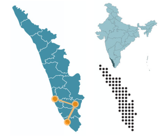 Varkala – Munnar – Kumarakom (7 Days)